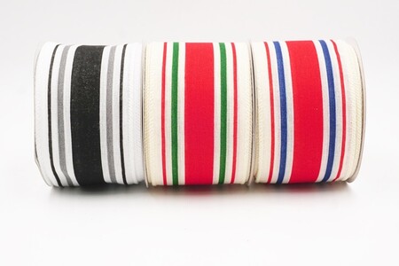 Classic Multi-Color Vertical Stripe Ribbon_KW0446.KW0447